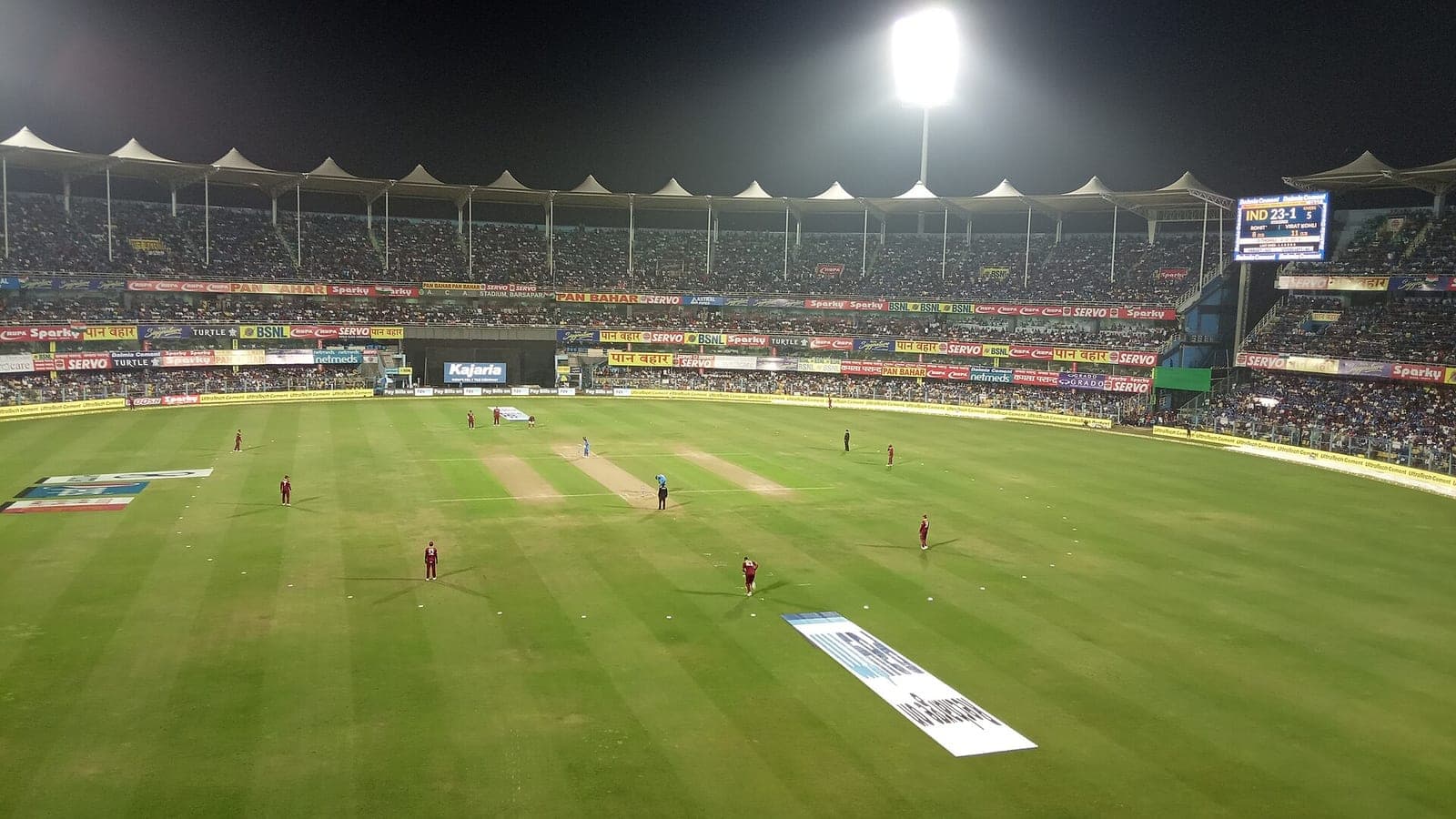 Guwahati's Barsapara Stadium, where 811 runs were scored in the second ODI (file photo)